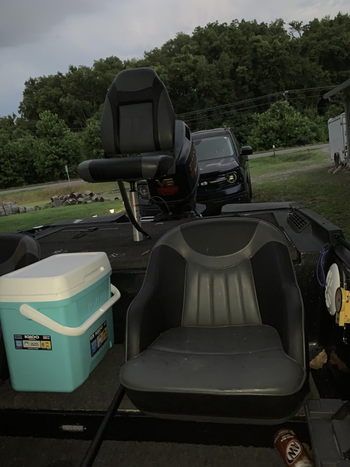 NORTHCAPTAIN Pontoon Boat Seat Captain Bucket Seat with Boat Seat Cover customer photo 1