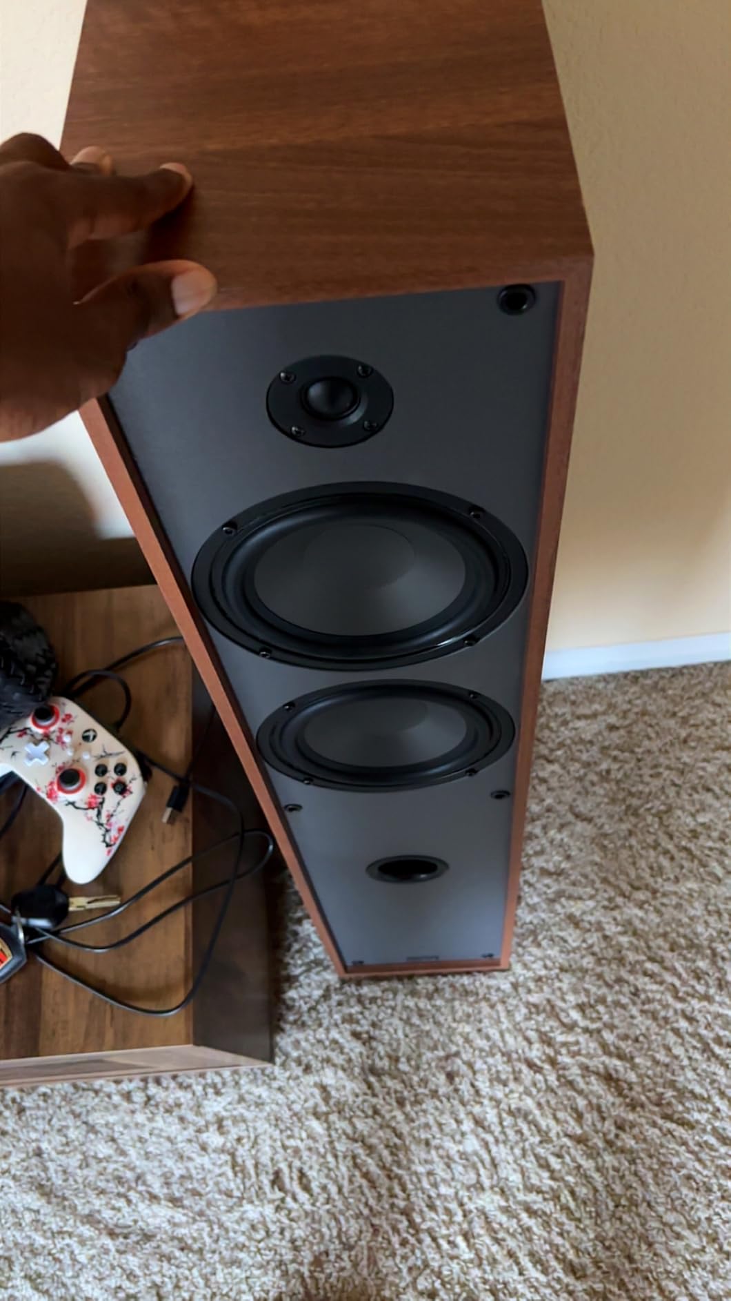 Dayton Audio Classic T65 Floor-Standing Tower Speaker Pair (Wood) customer photo 1