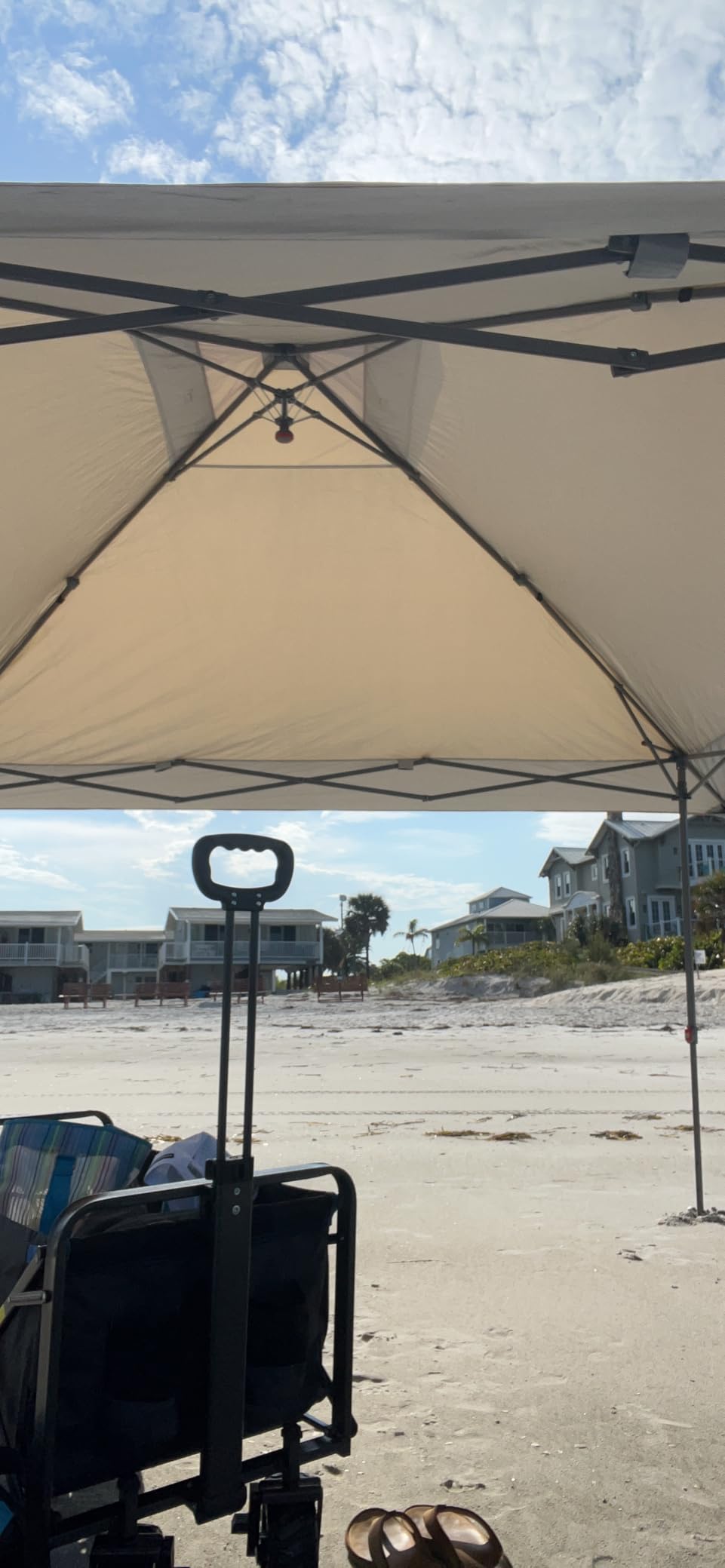 Coleman Oasis Instant Pop-Up Canopy Tent with Side Wall Attachment, Portable Shelter with Easy Setup & Takedown, Wheeled Carry Bag Included, 10x10/13x13ft Sizes customer photo 1