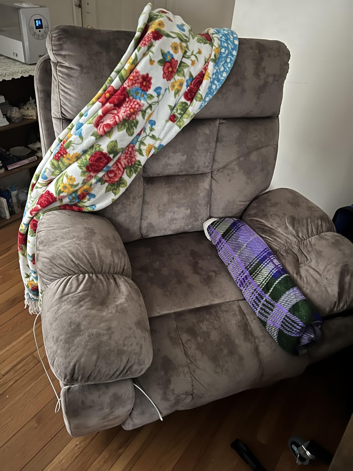 CANMOV Power Lift Recliner Chair with Massage & Heat for Big & Tall, Grey customer photo 1