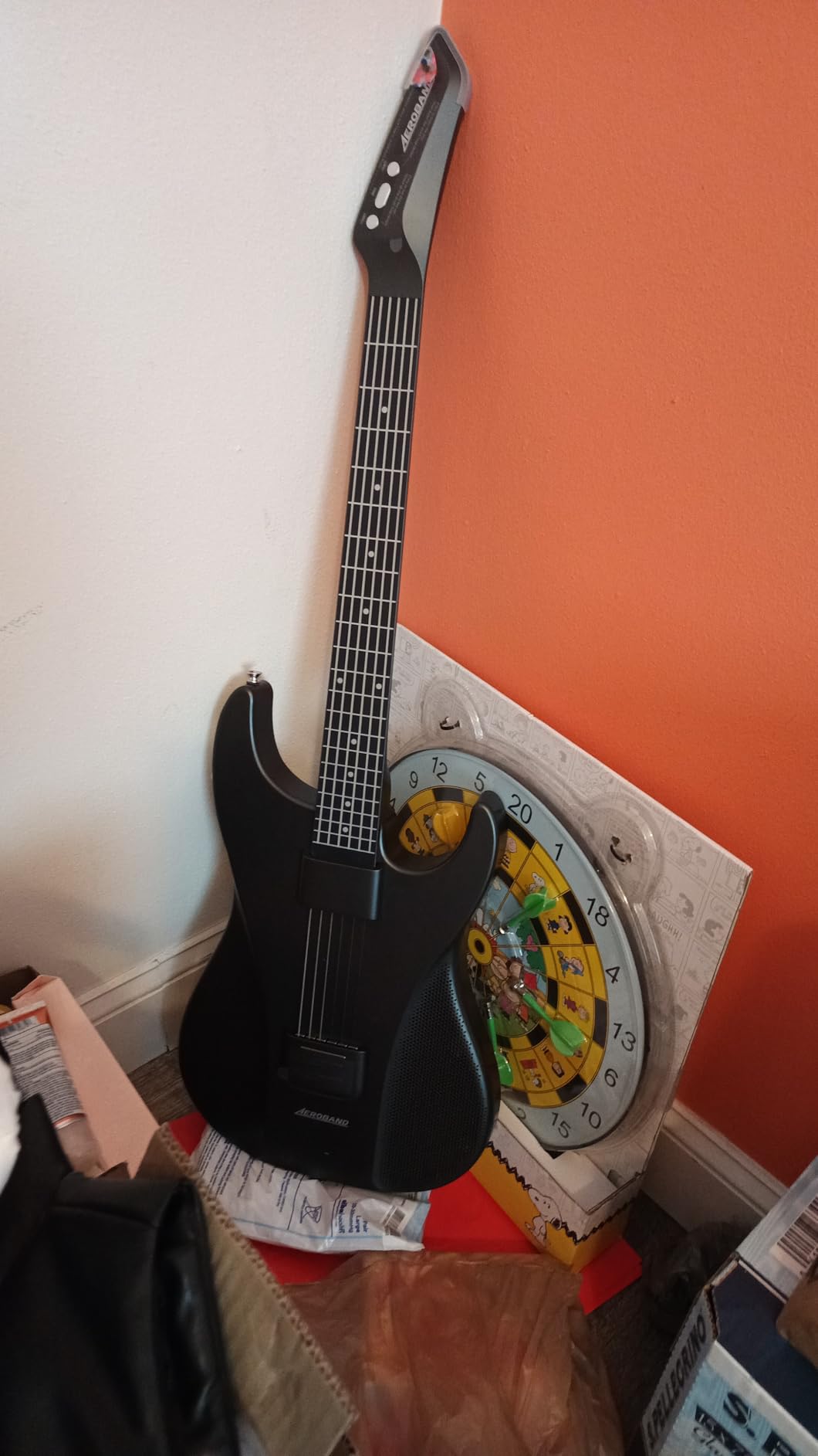 AeroBand Guitar Smart Guitar With Silicone Strings, Travel Silent Guitar With Detachable Fretboard, Headphone Jack, Built-in Speaker and Drum system, Aeroband APP Play, MIDI customer photo 2