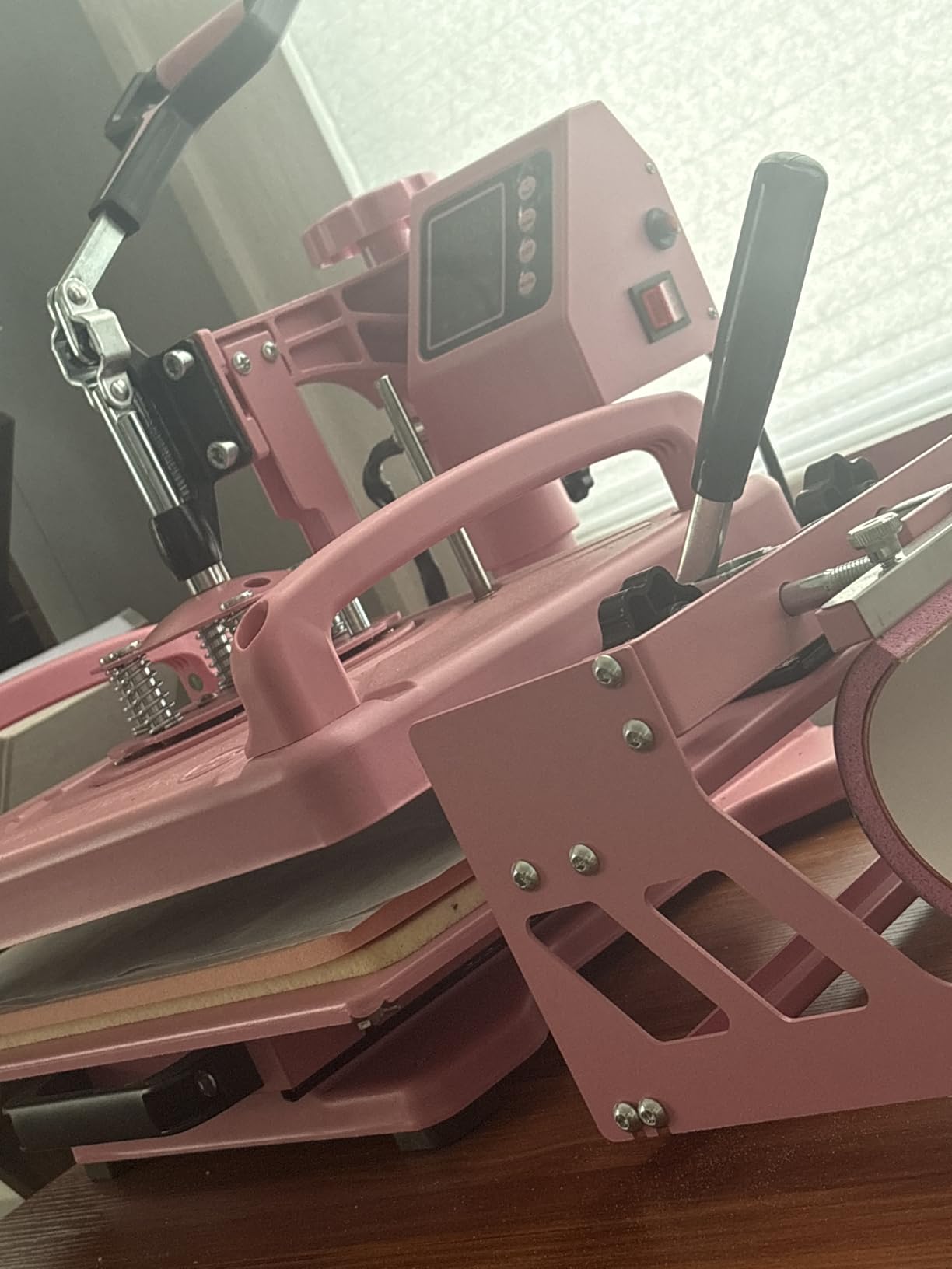 Hitgrand Heat Press 15x15 inch, Heat Press Machine for T-Shirts, 8 in 1 Heat Press with 30 OZ Tumbler Press, Combo Tumbler Heat Press Machine Sublimation for Hat Cap Mug Plate customer photo 2