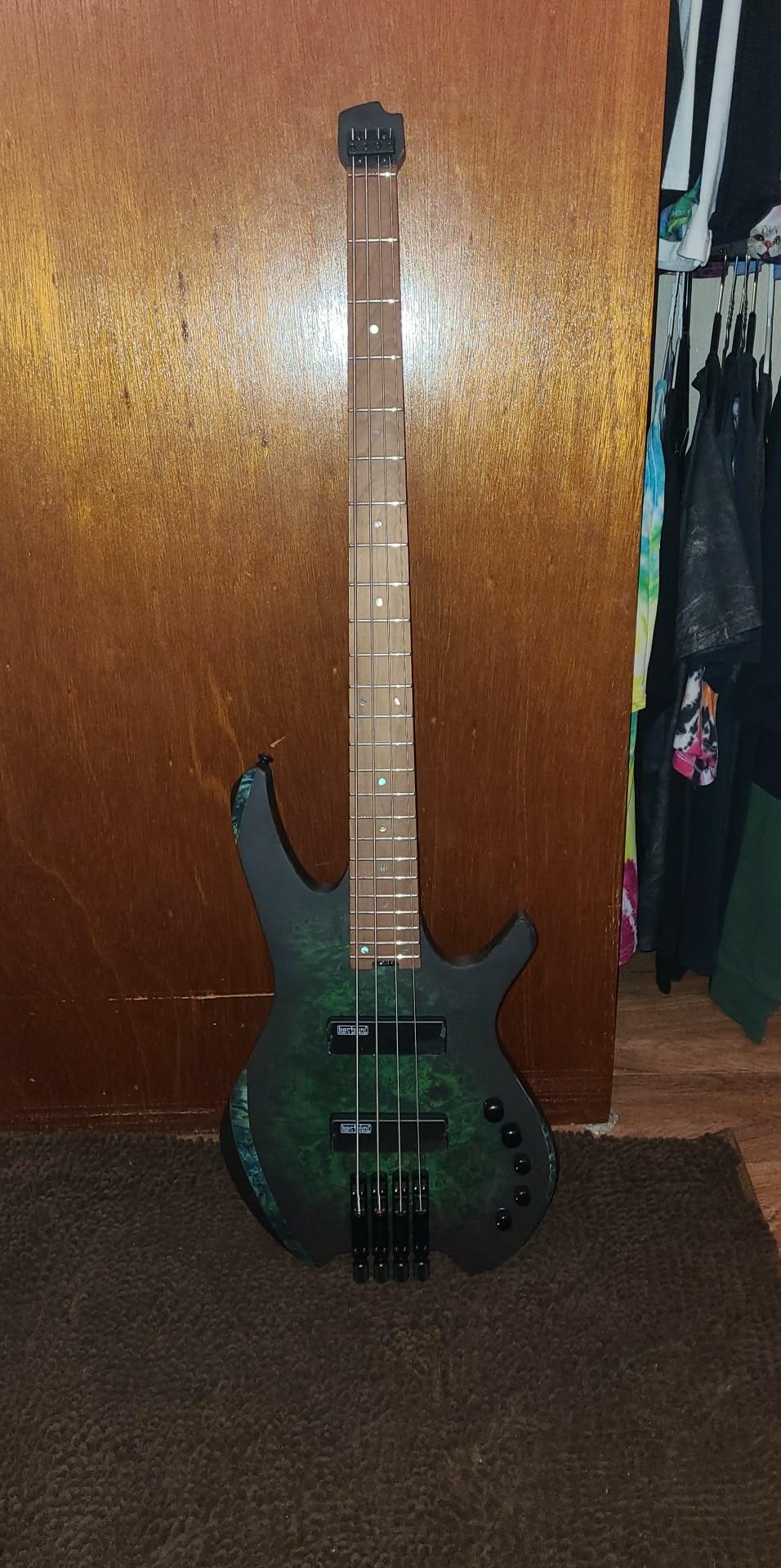 Cort SPACE4SDG Artisan Series Space 4 Bass Guitar, Star Dust Green customer photo 1