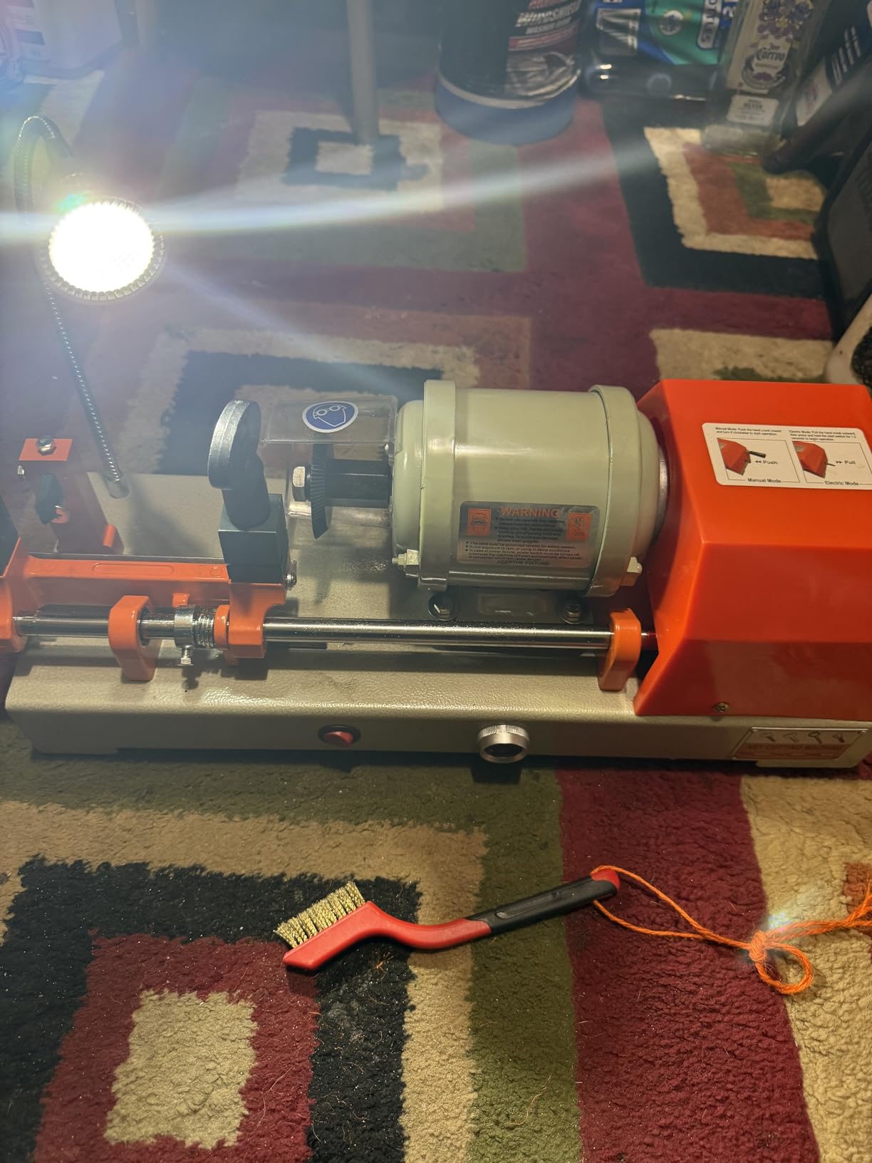 Key Cutting Machine Duplicator, Double Head Key Cutting Machine, Horizontal Multifunctional Keys Duplicator, Double Cutter Accurate Manual KeyMachine Keys Duplicating Machines customer photo 1