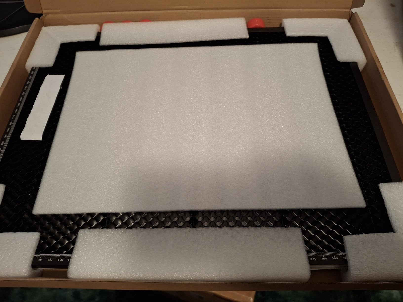 Upgrade Oxide Coating Honeycomb Working Table 460x346mm, Laser Honeycomb Bed with Magnets and Anti-Slip Pads for Falcon A1 and A1 Pro, Honeycomb Working Panel 18.1