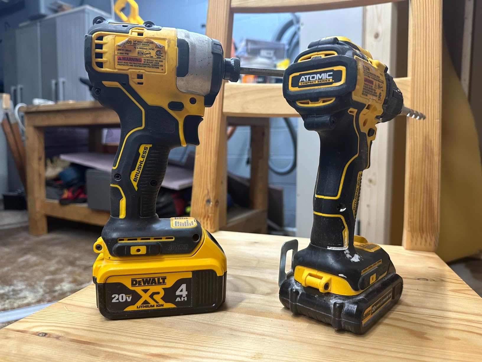 DeWalt 20V MAX XR POWERPACK Battery, 4Ah Lithium Ion, 50% More Power, 2-Pack (DCB2104-2) customer photo 1