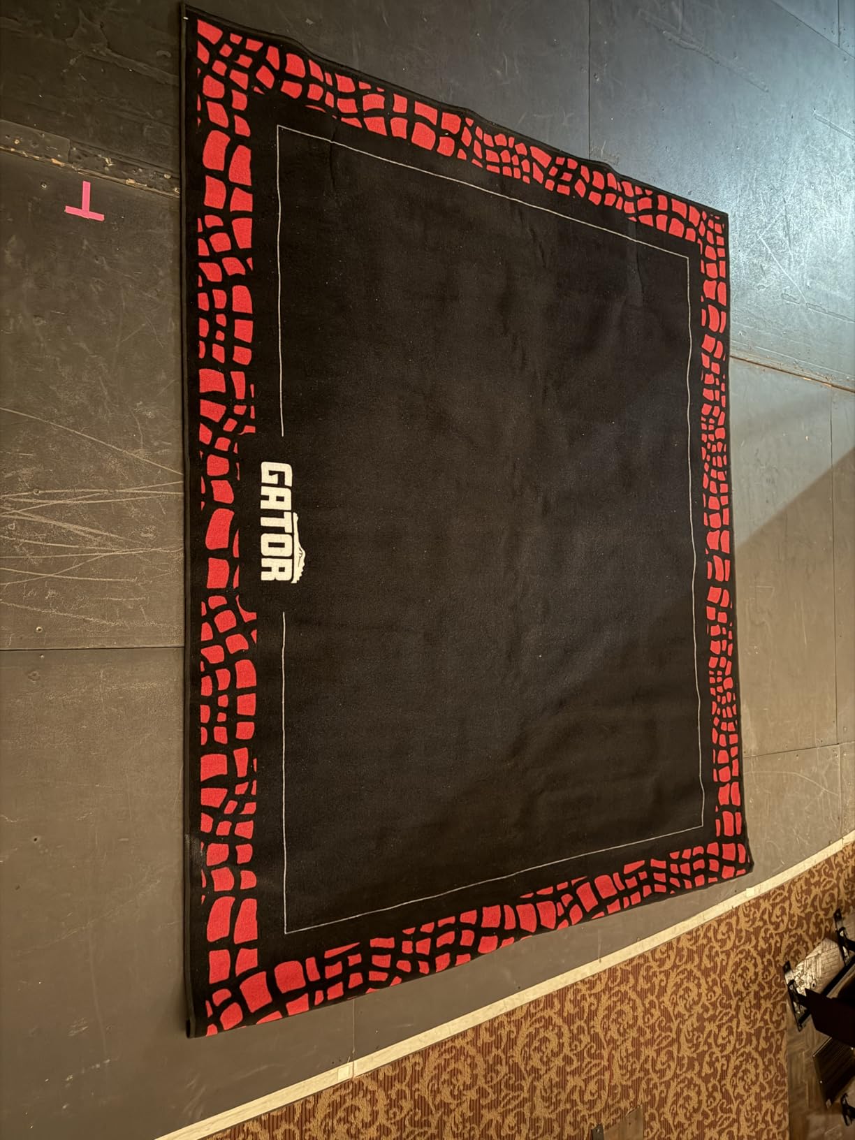 Gator Cases Drum Rug with Non-Slip Grip Backing, 78