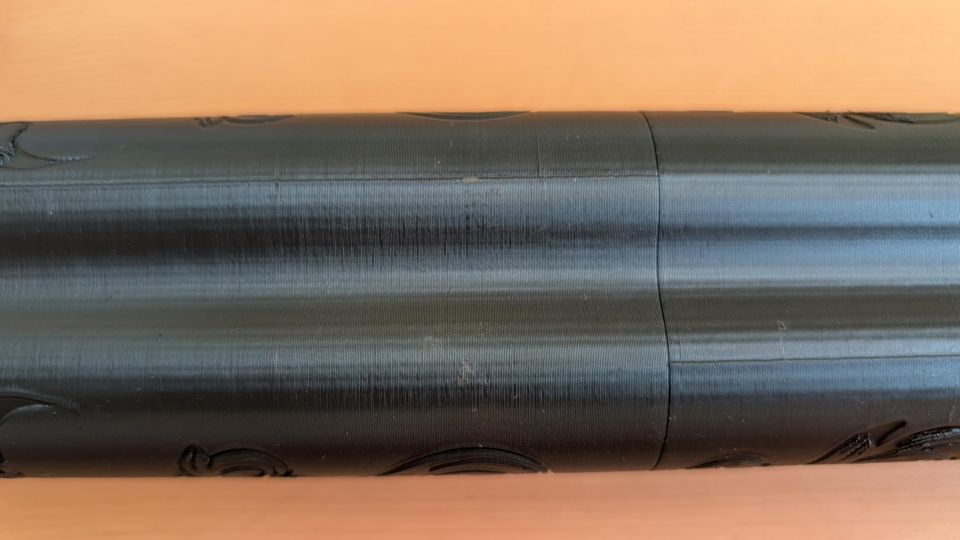 BAFlute Native American Style Drone Flute, 432hz Double Chamber Drone Flute, 3D Printed, Black, Key of A customer photo 2