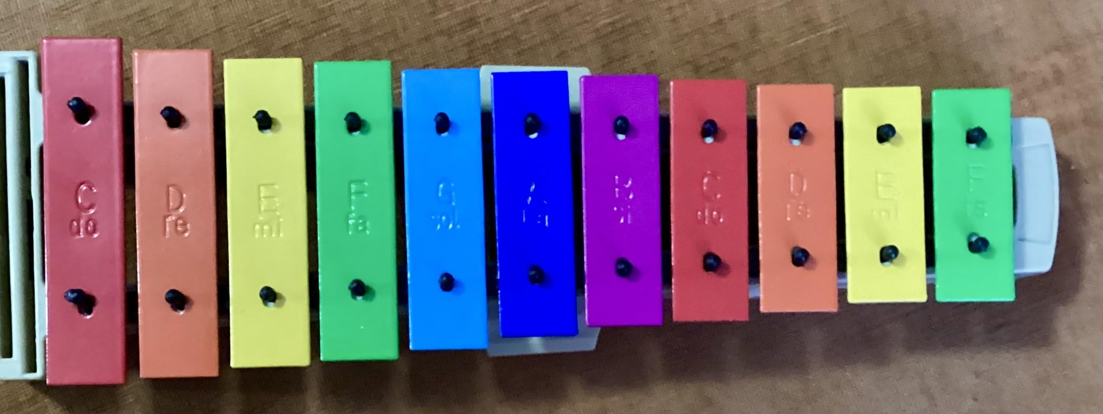EASTROCK 11 Note Xylophone with Two Semitones Colorful Xylophone Musical Instrument Multiple Tonal Pieces in C Major G major and D Major customer photo 2