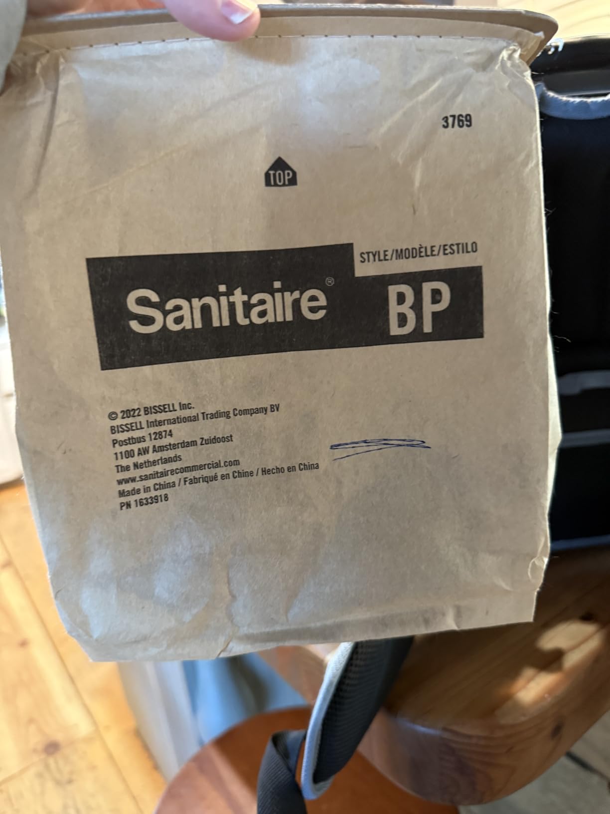 Sanitaire Transport Corded Backpack Vacuum, SC570A customer photo 1
