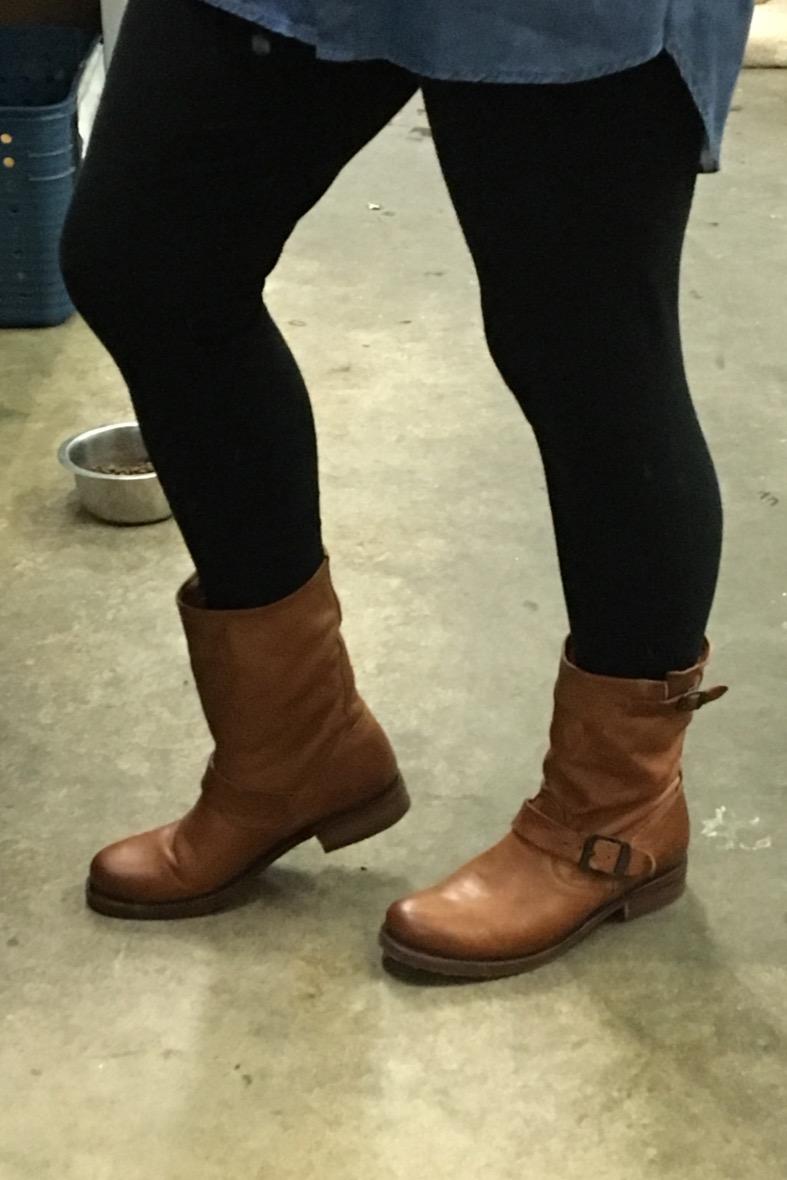 Frye Veronica Short Boots for Women Made from Full-Grain Leather with Antique Metal Hardware, Goodyear Welt Construction, and Rubber Lug Soles customer photo 1