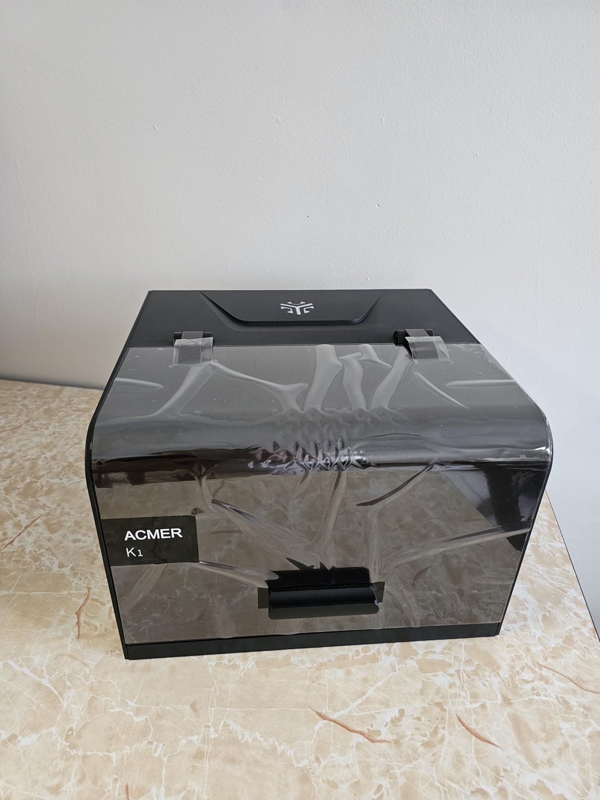 ACMER Laser Engraver Machine, K1 Desktop 12000mW Compact Laser Engraving Machine, 150x150mm Work Area, 0.08mm Fine Engraving Spot, Laser Cutter for Wood, Plywood, Acrylic, DIY Crafts & Small Business customer photo 1