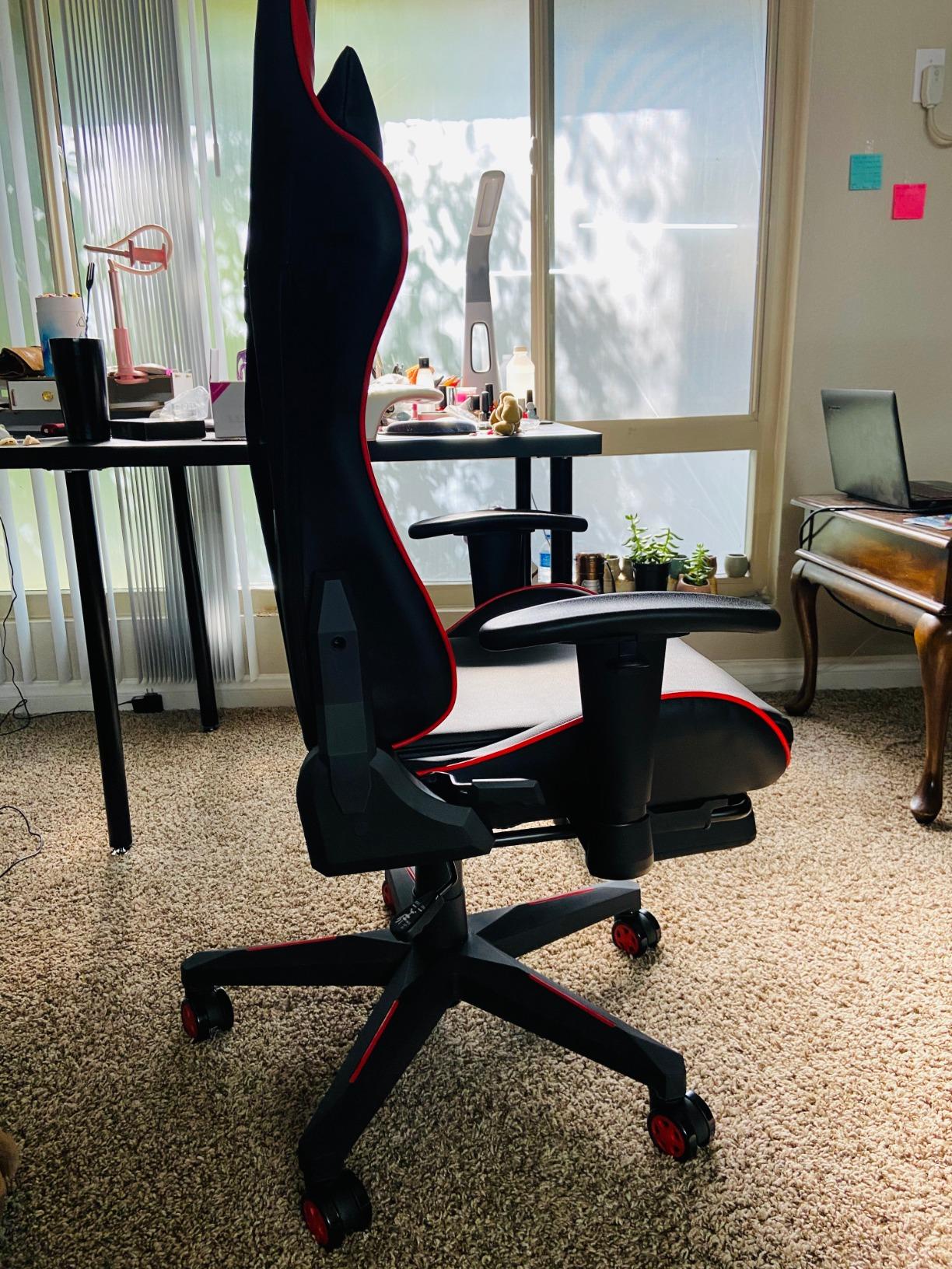 Hbada E3 Air 2026 Ergonomic Office Chair, 3-Zone Lumbar Support, Comfy Home Office Chair with Auto Recline, 4D Headrest & Armrests, 140° Tilt for Work & Relax, Black customer photo 2