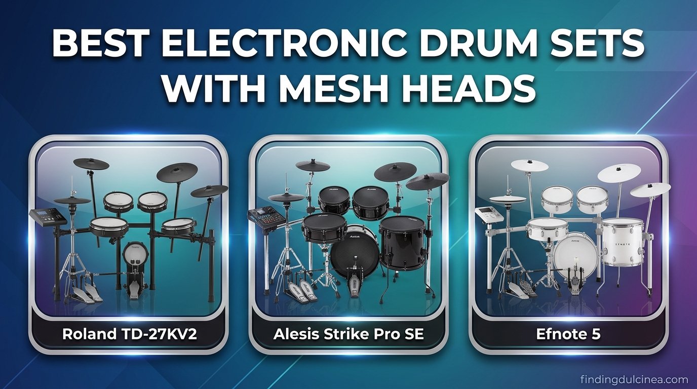 best electronic drum sets with mesh heads