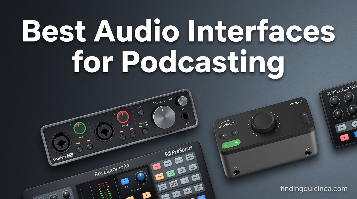 best audio interfaces for podcasting