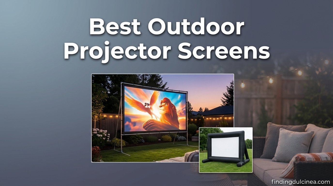 best outdoor projector screens