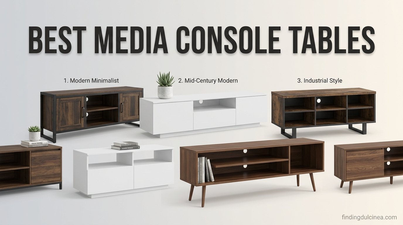 best media console tables