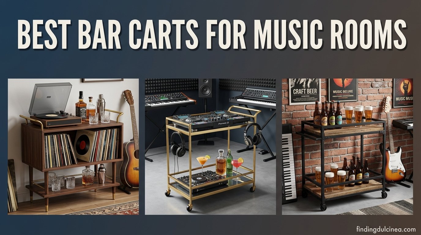 best bar carts for music rooms