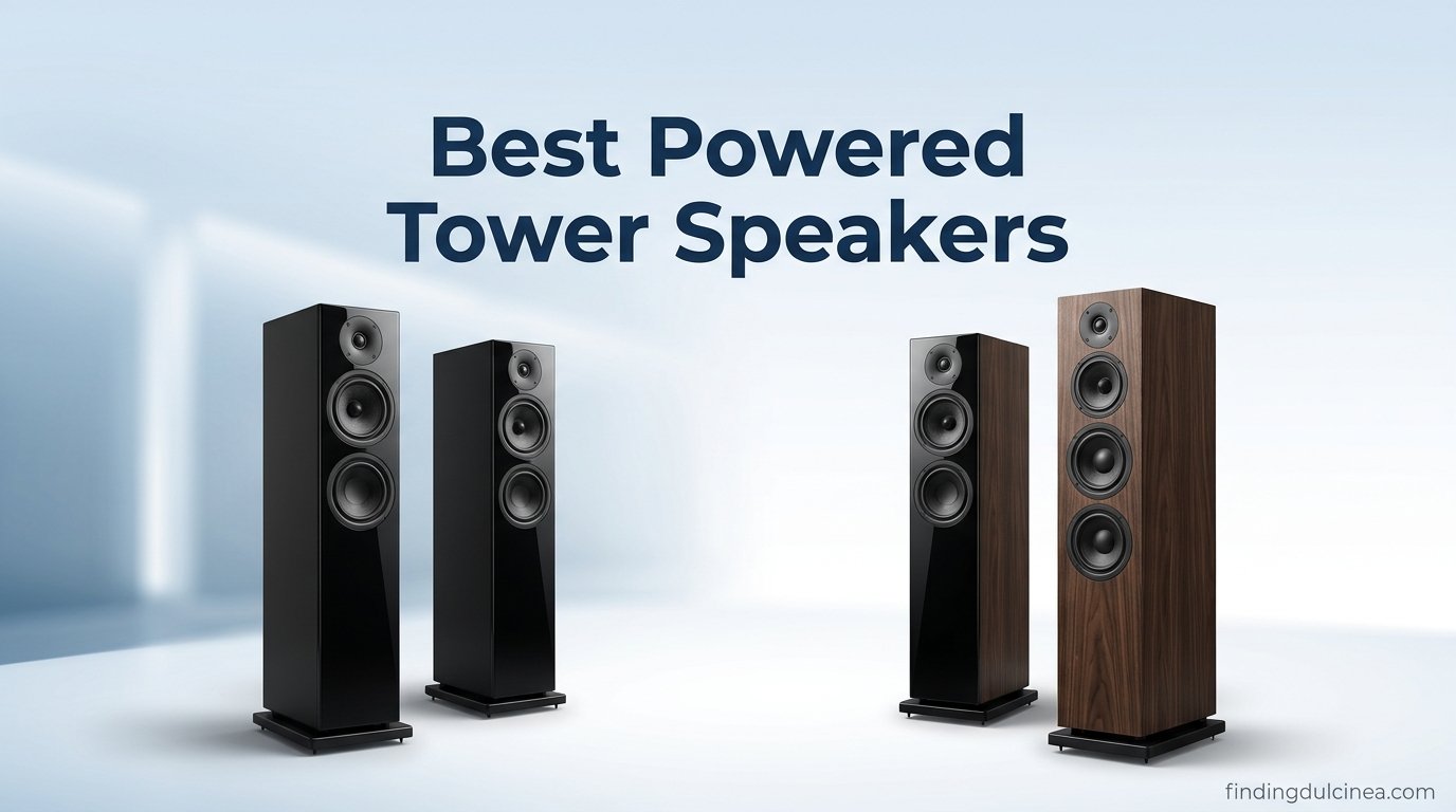 best powered tower speakers