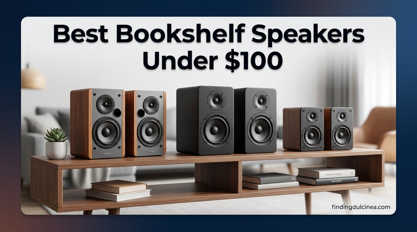 best bookshelf speakers under 100