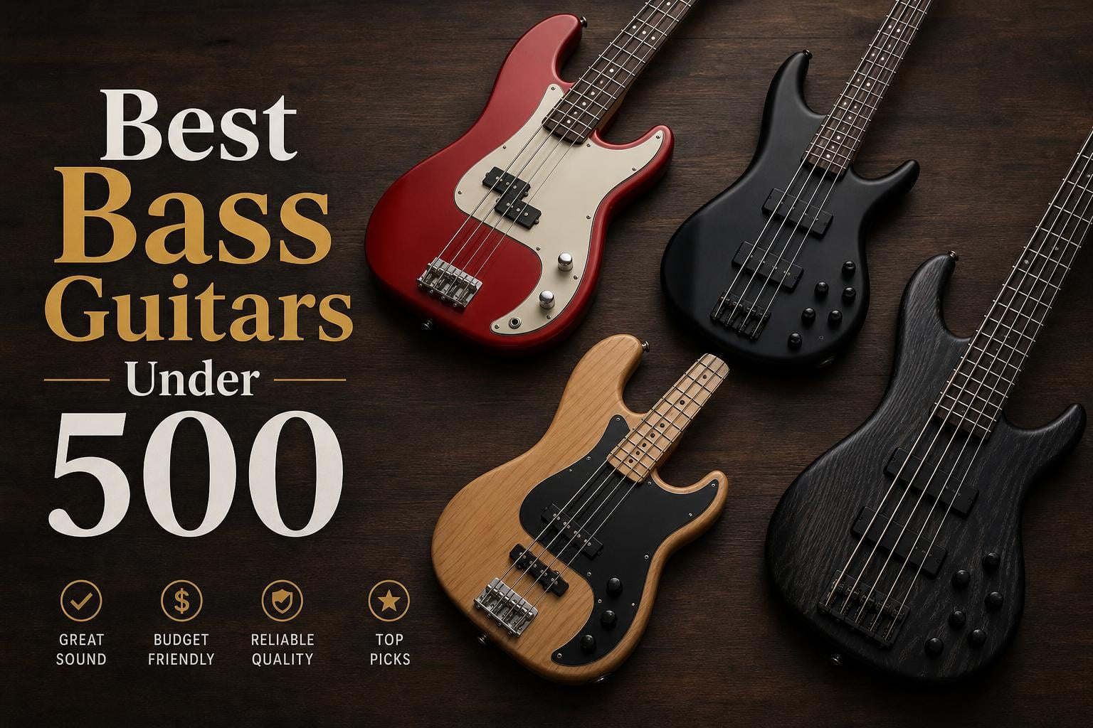 best bass guitars under 500