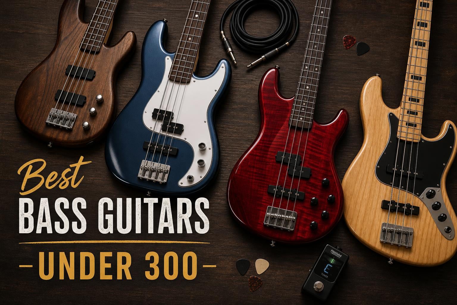 best bass guitars under 300
