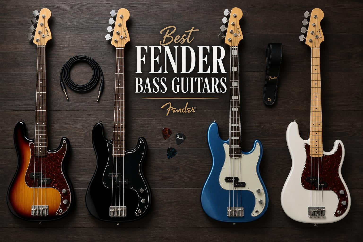best fender bass guitars
