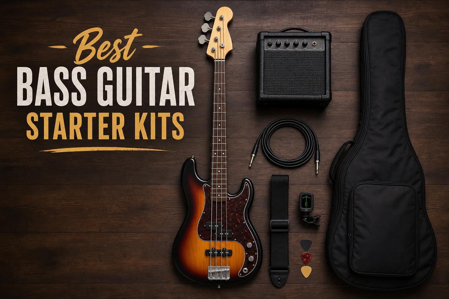 best bass guitar starter kits