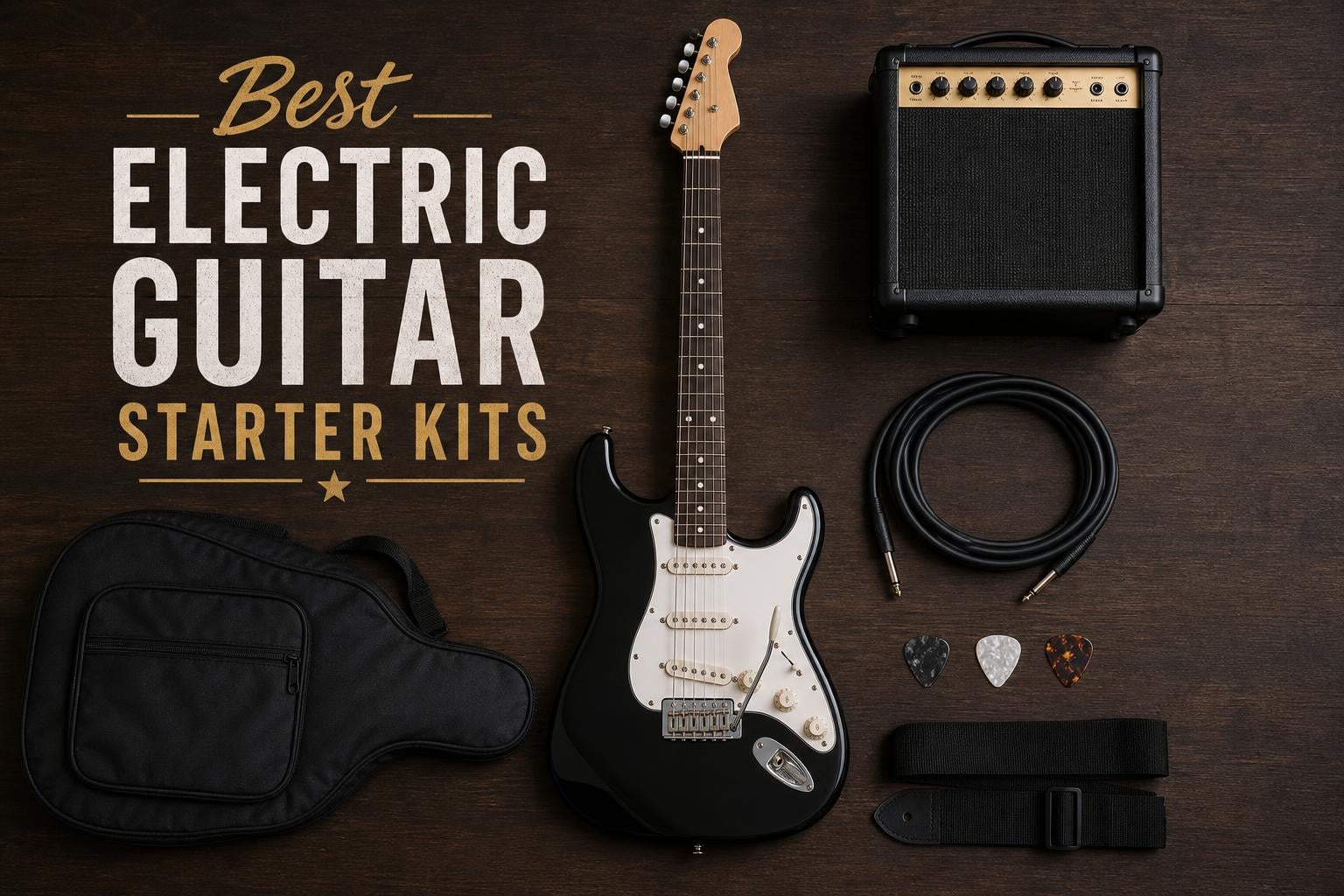 best electric guitar starter kits