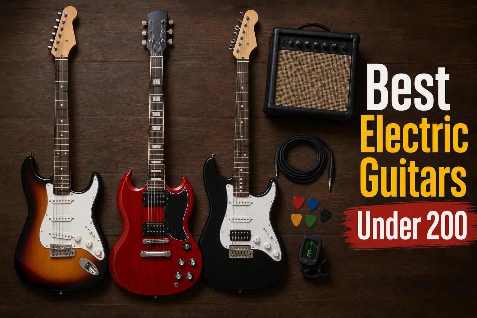 best electric guitars under 200