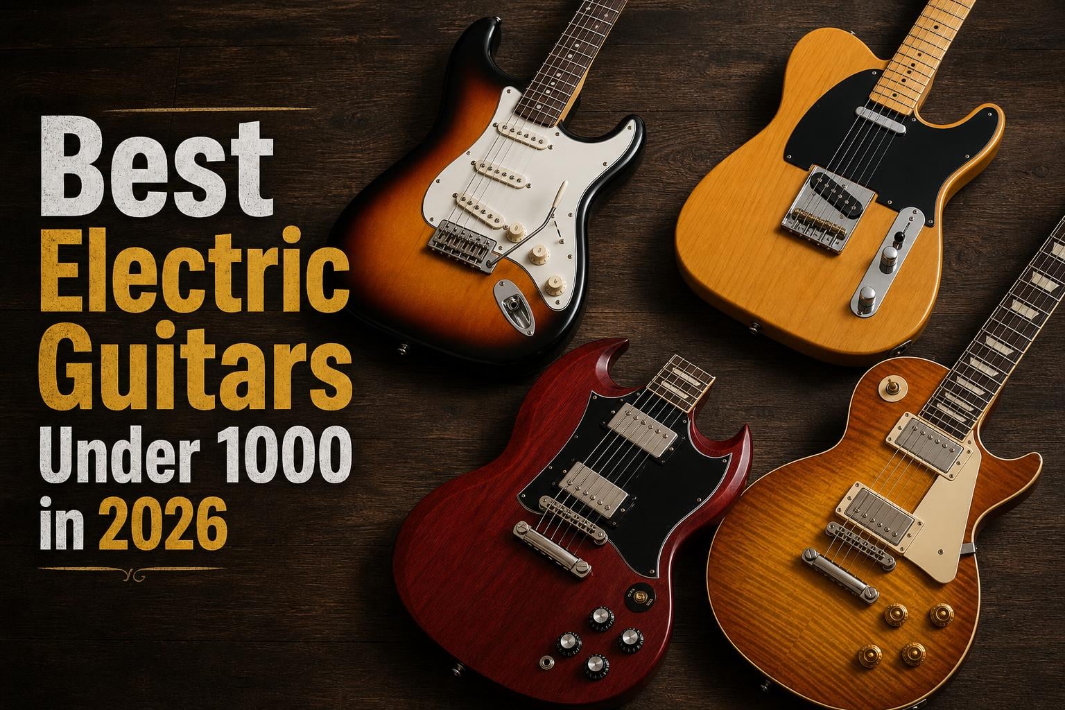 best electric guitars under 1000