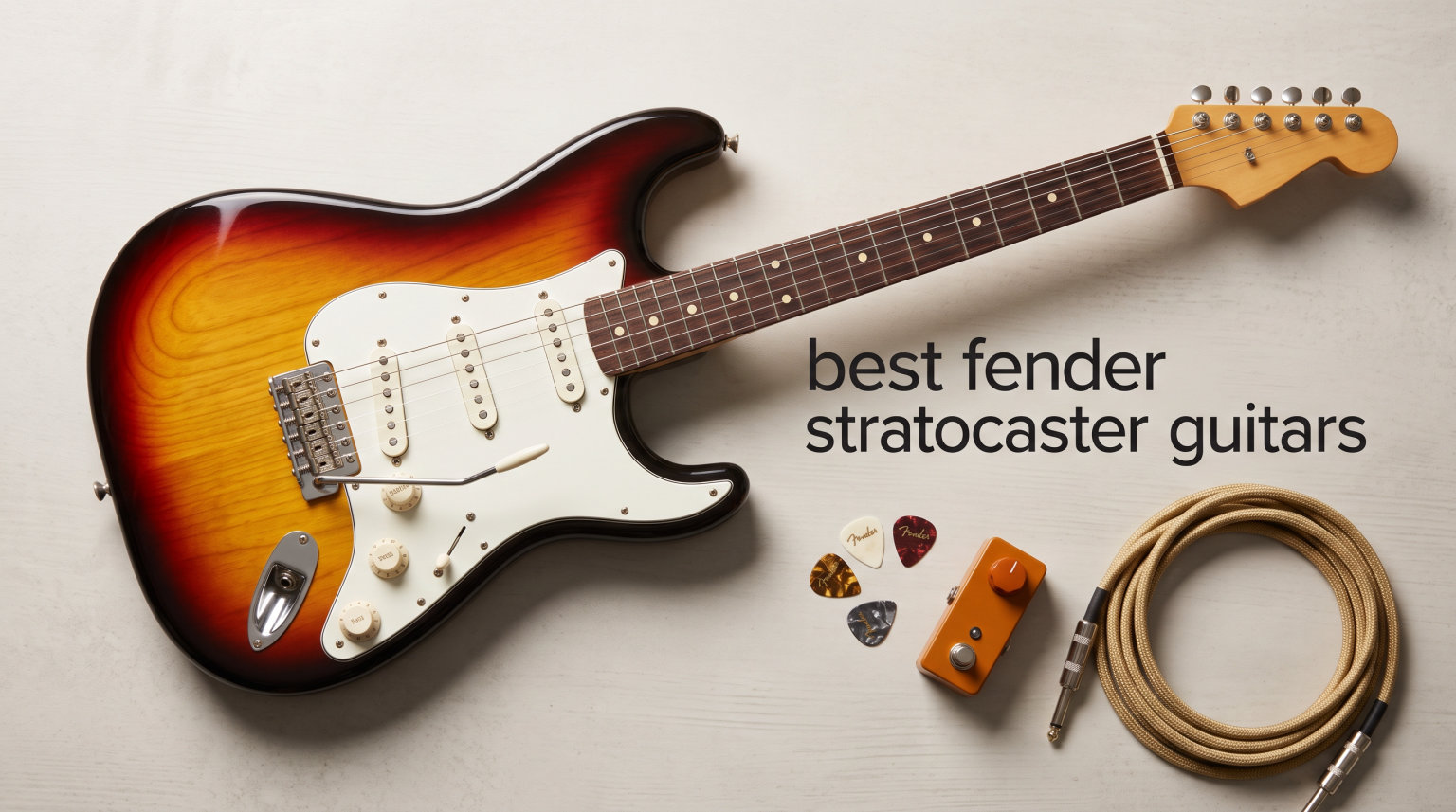 best fender stratocaster guitars