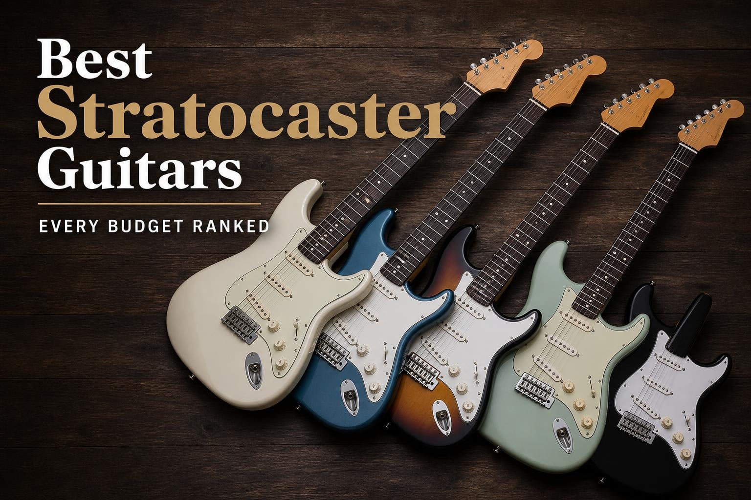 best stratocaster guitars