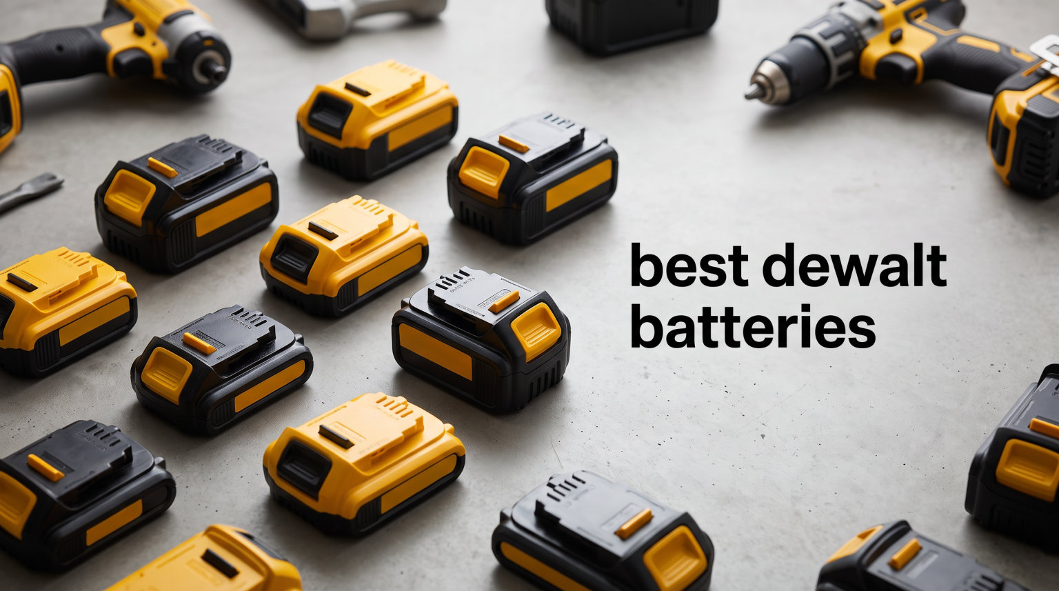 best dewalt batteries