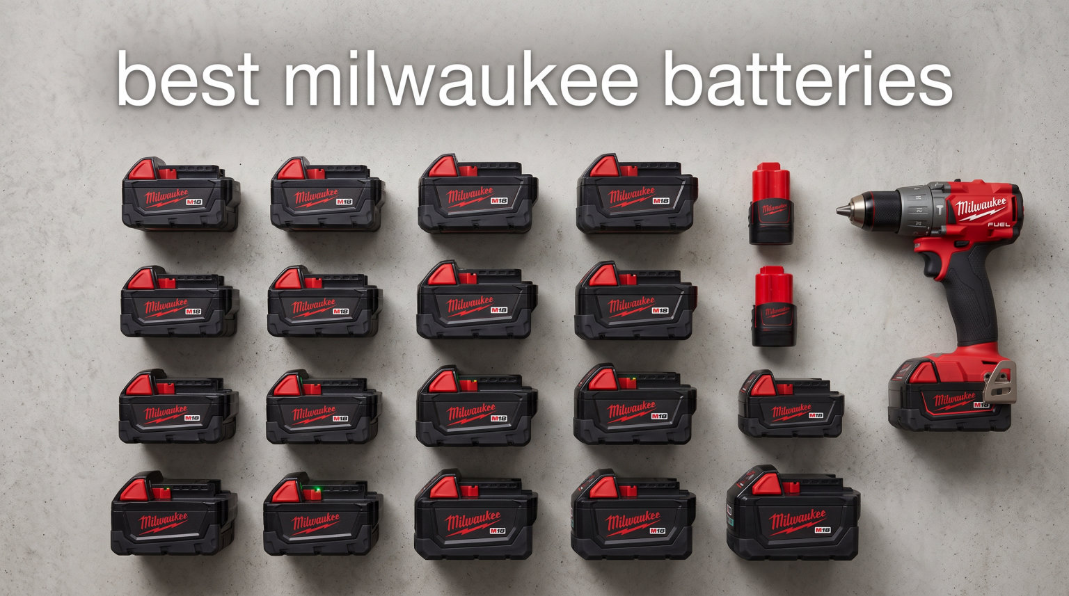 best milwaukee batteries