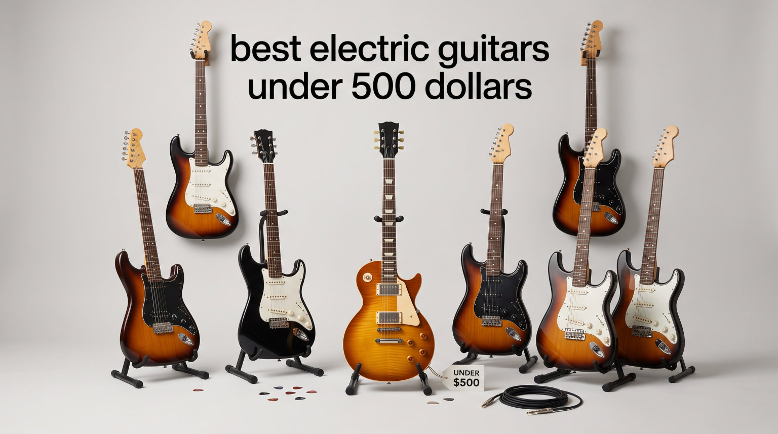best electric guitars under 500 dollars