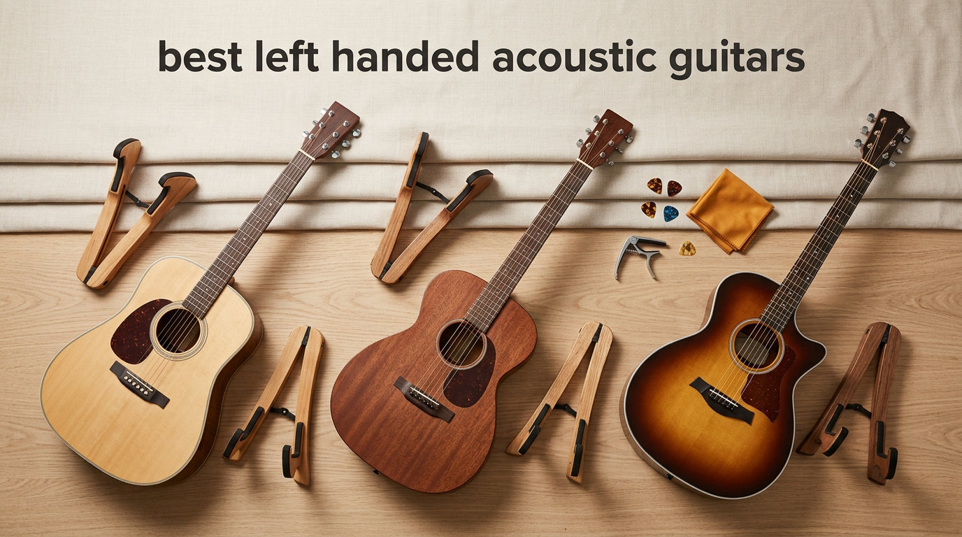 best left handed acoustic guitars