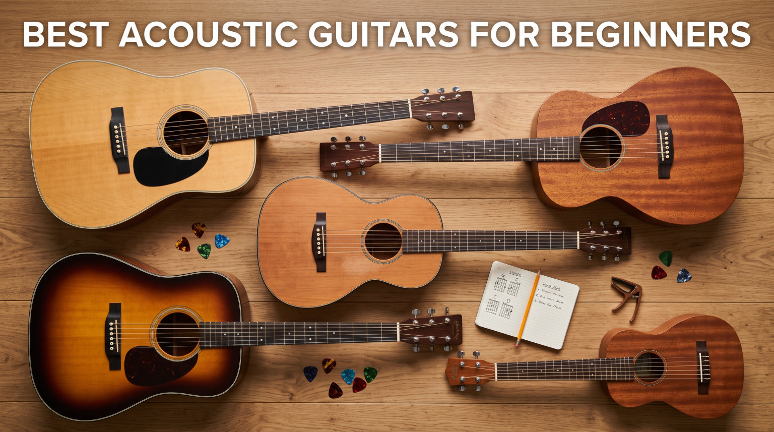 best acoustic guitars for beginners