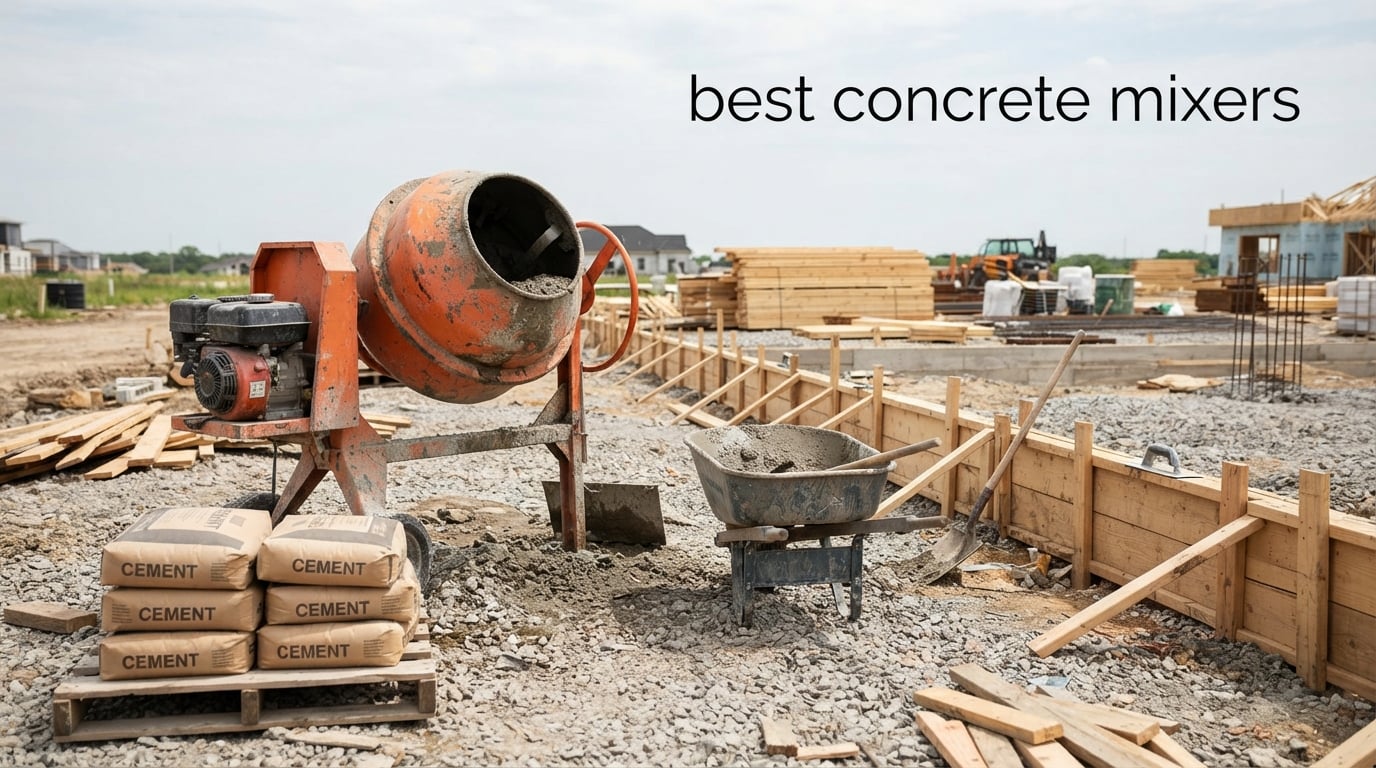 best concrete mixers