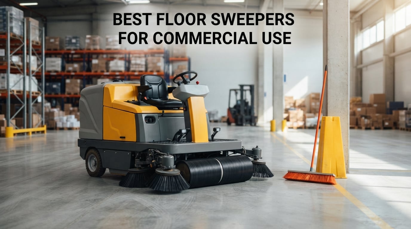 best floor sweepers for commercial use