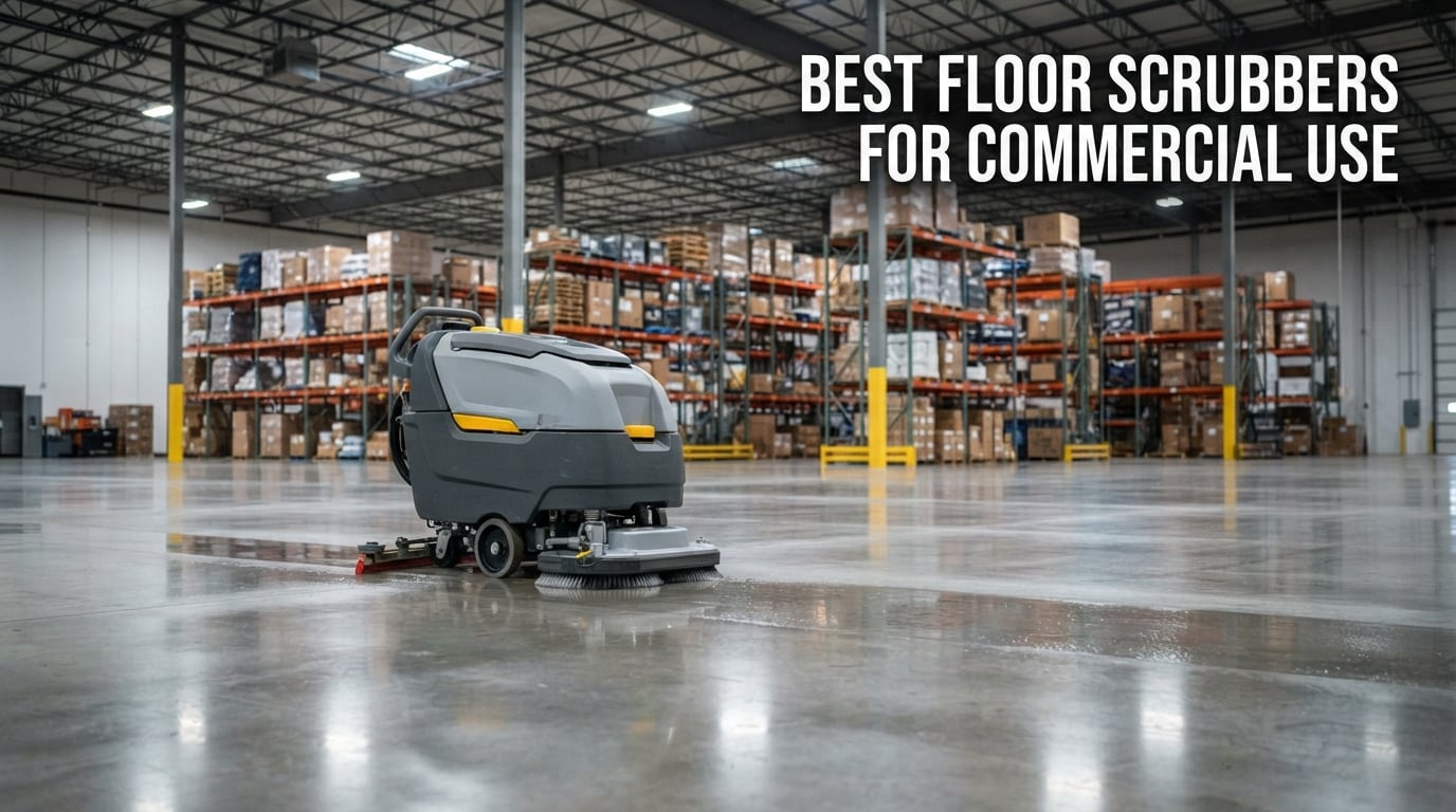 best floor scrubbers for commercial use