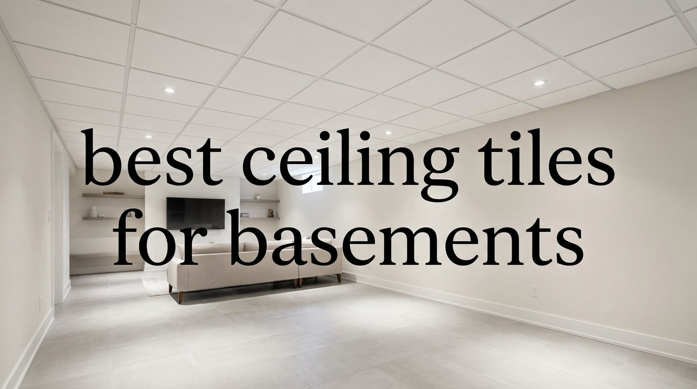 best ceiling tiles for basements