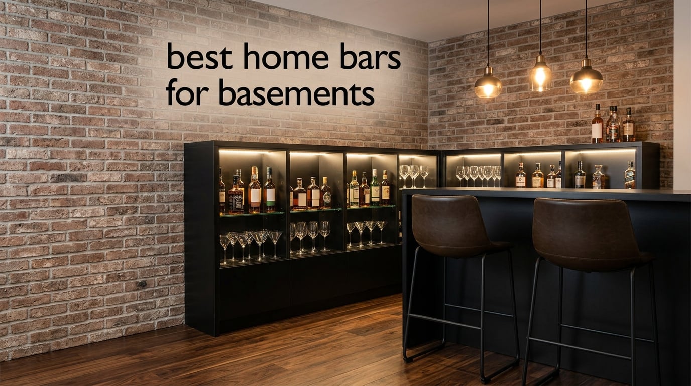 best home bars for basements