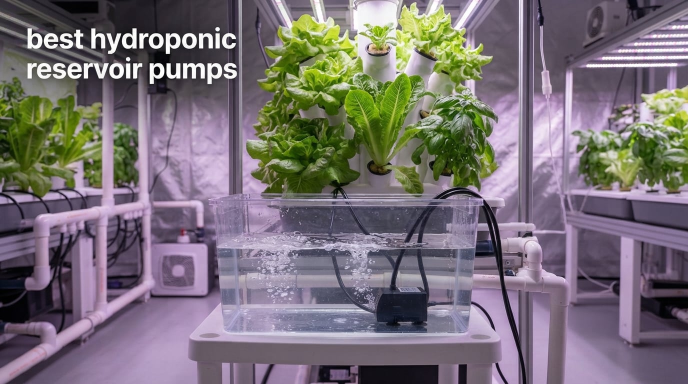best hydroponic reservoir pumps