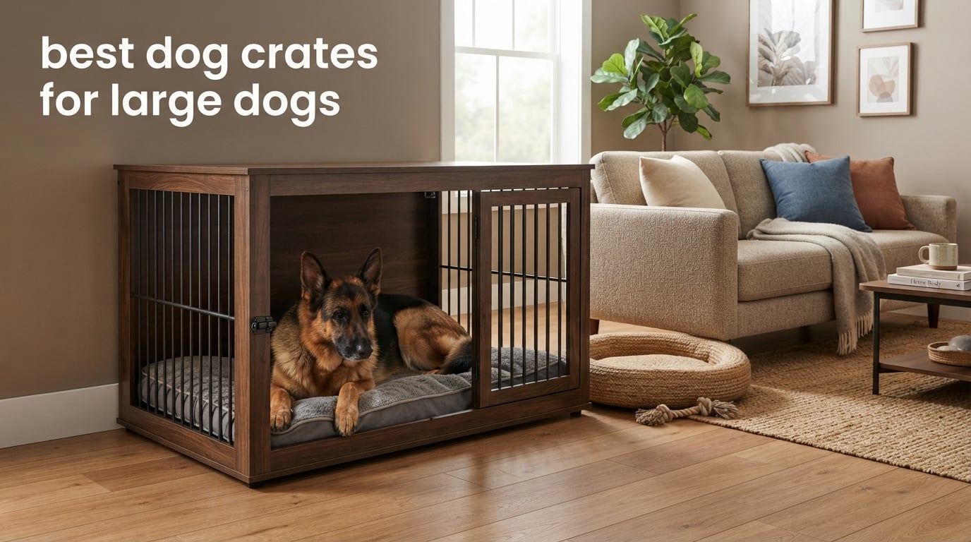 best dog crates for large dogs