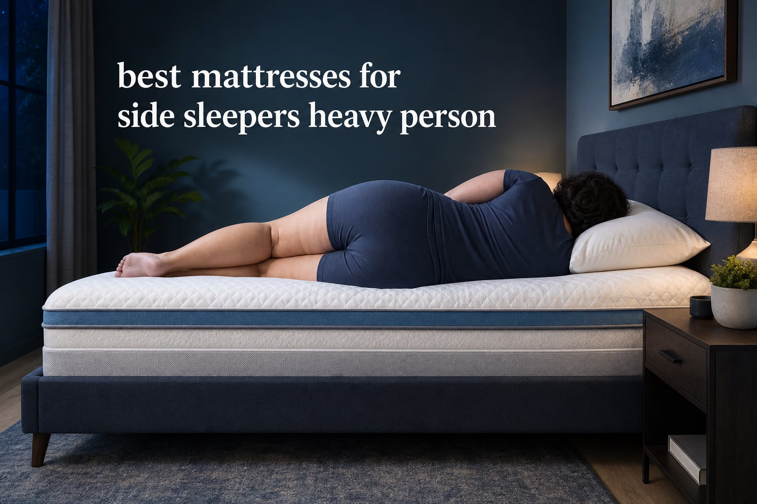 best mattresses for side sleepers heavy person