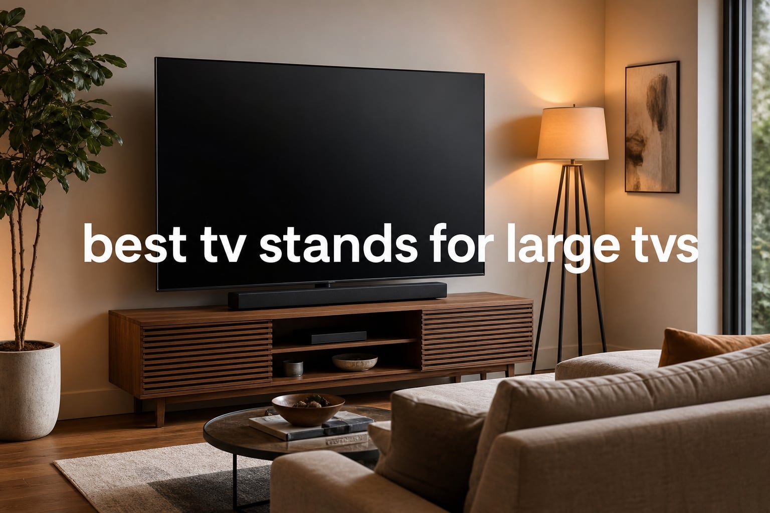 best tv stands for large tvs
