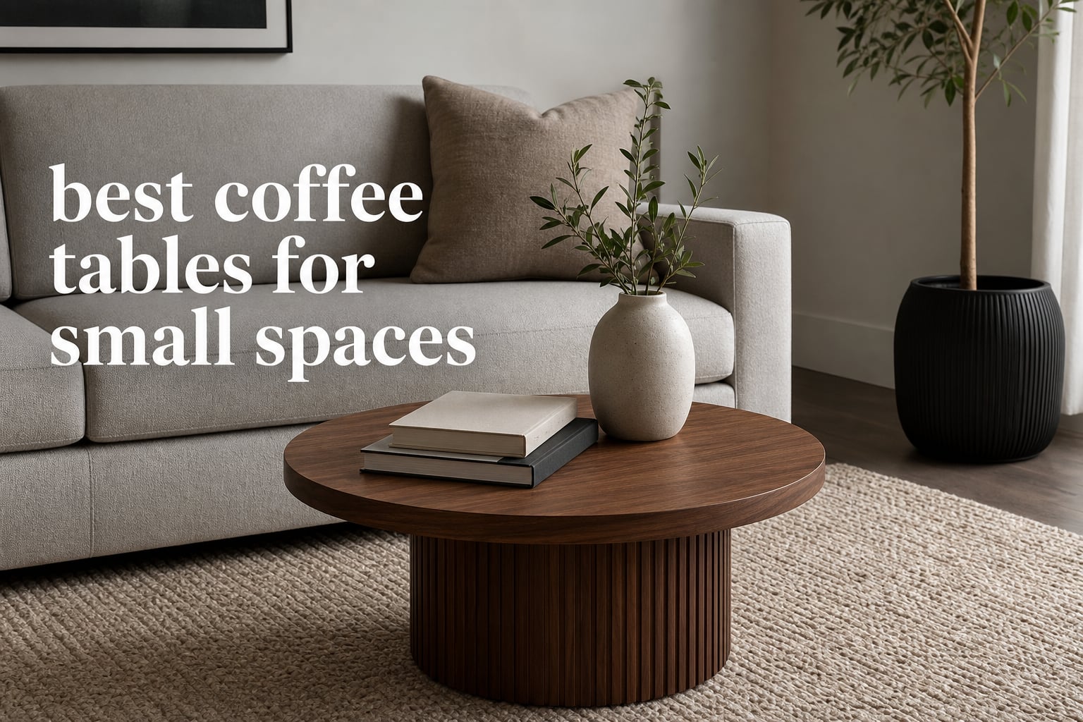 best coffee tables for small spaces
