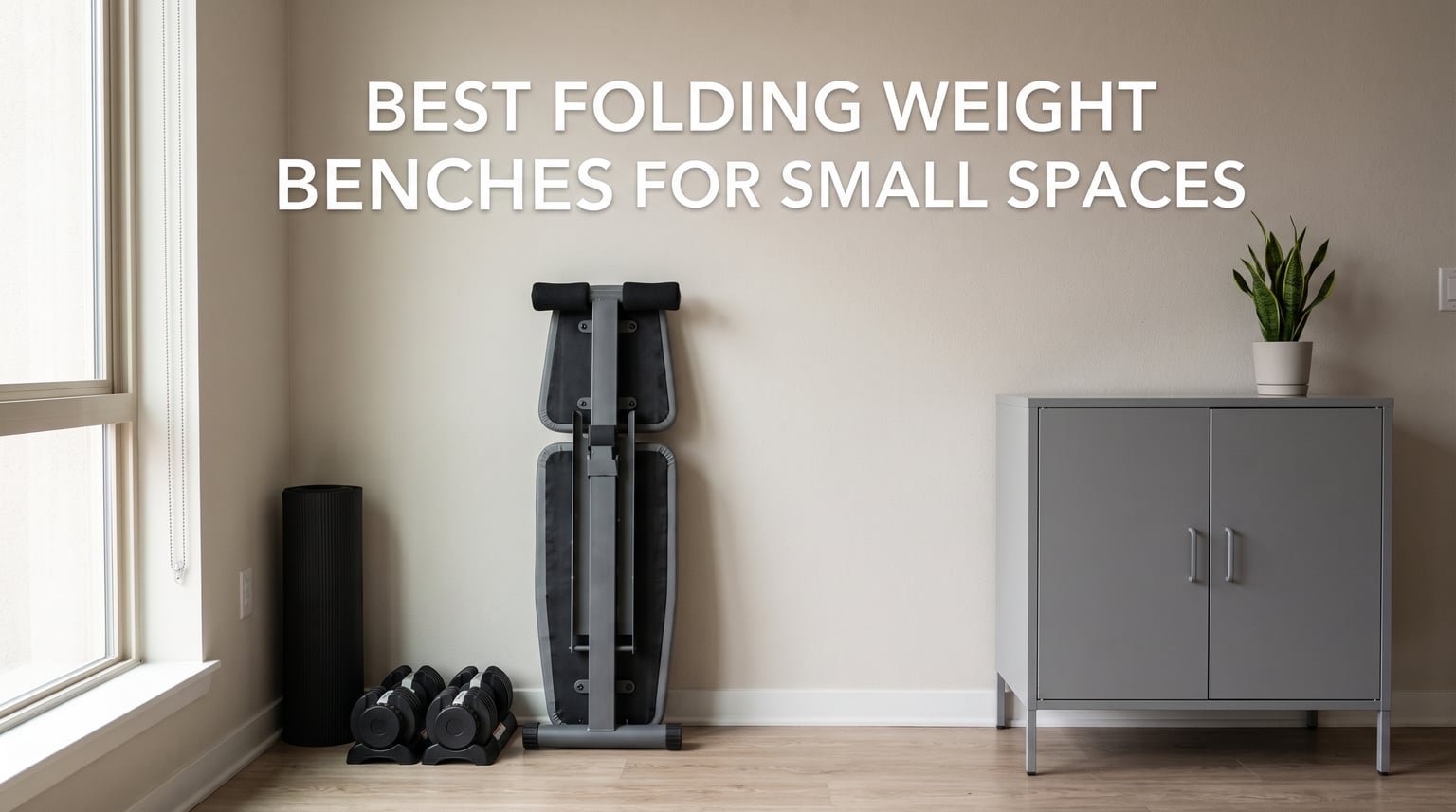 best folding weight benches for small spaces
