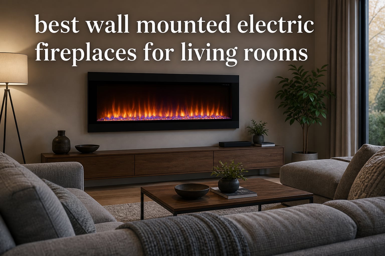 best wall mounted electric fireplaces for living rooms